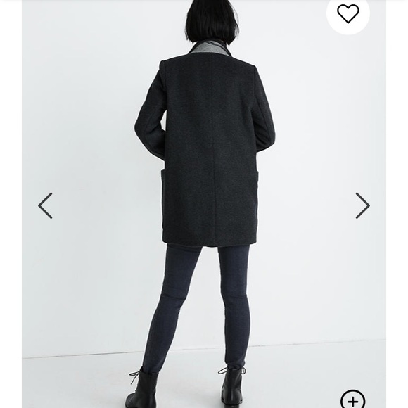 Madewell double breasted coat - Picture 4 of 5